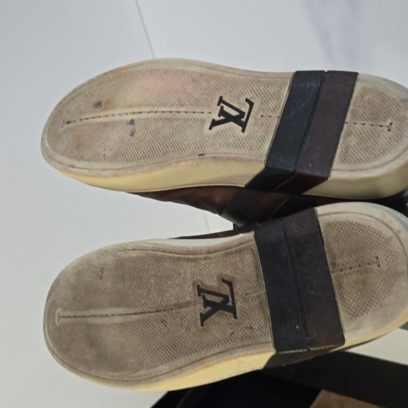 Louis Vuitton Mens Size 11 High Top Brown Sneaker - Picture 12 of 14